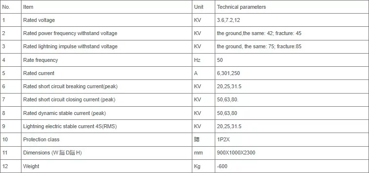 13.8KV MV HV Air Insulated Switchgear