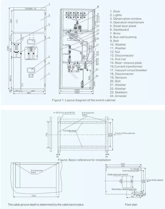 13.8KV MV HV Air Insulated Switchgear